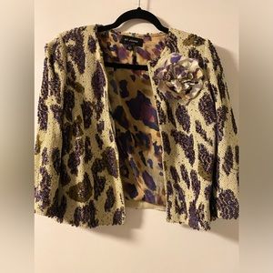 St. John Woven Evening Jacket Size 2